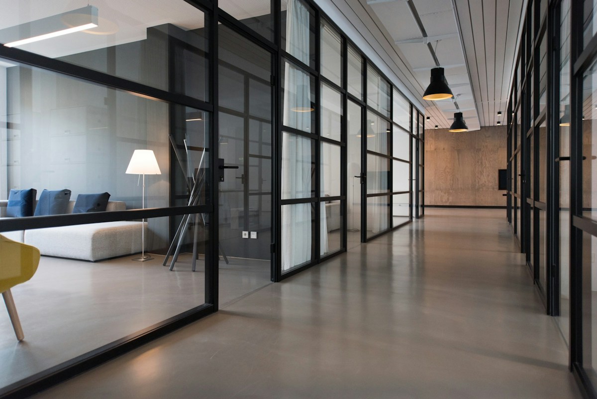 Open creative workspace with natural light, representing a forward-looking media studio